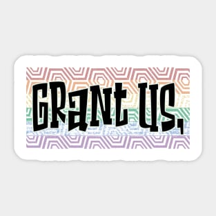 LGBTQ PRIDE USA UNCLE SAM GRANT Sticker